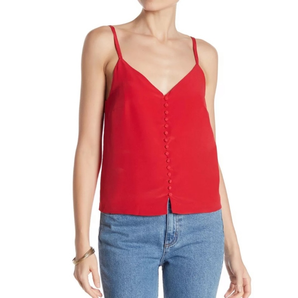 New Madewell Silk Button Front Camisole